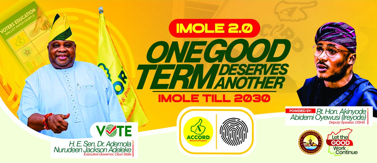 Rt. Hon. Akinyode Abidemi OYEWUSI #Ireyode tweet media