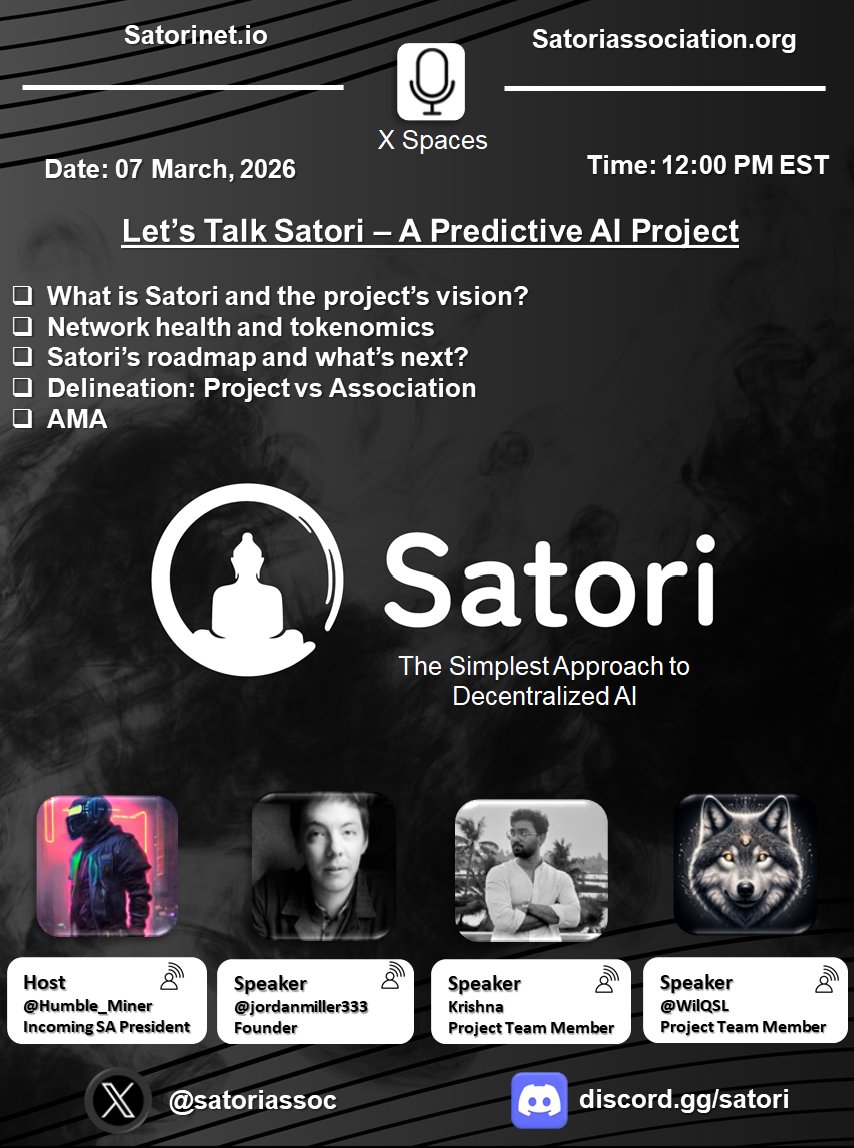 Satori Association tweet media