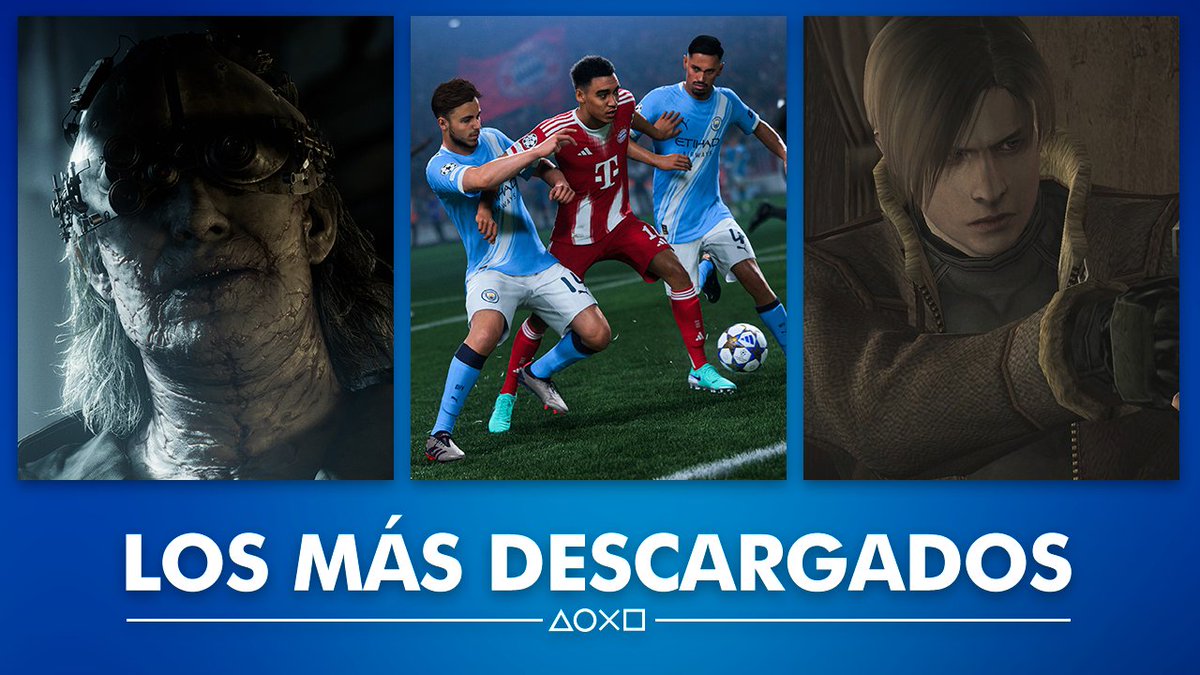 Conoce lo más descargado de PlayStation Store durante febrero.

1.Resident Evil Requiem 🧟‍♂️
2.EA SPORTS FC 26 ⚽️
3.Resident Evil 4 🧟‍♀️

Estas fueron las tendencias: play.st/4b45B1Y
