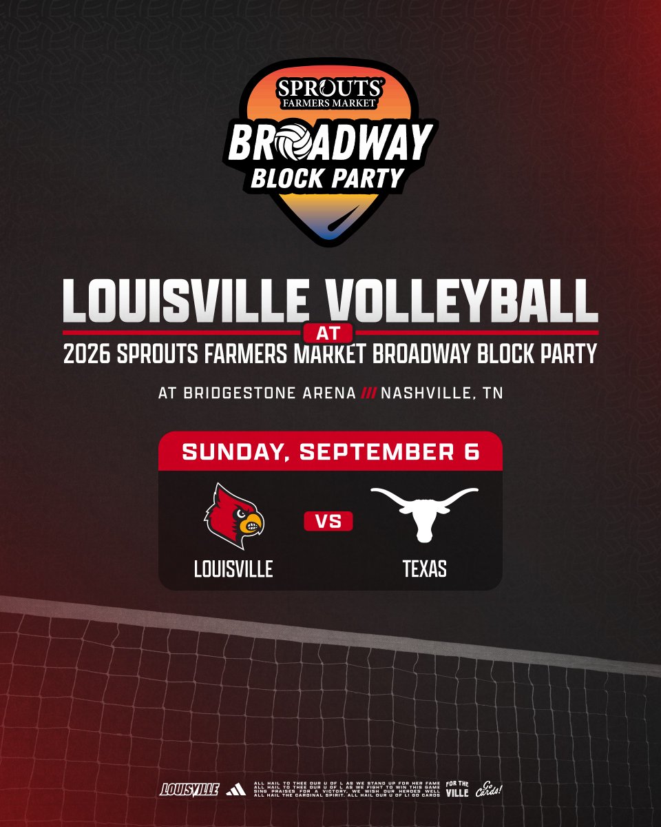 Louisville Volleyball tweet media