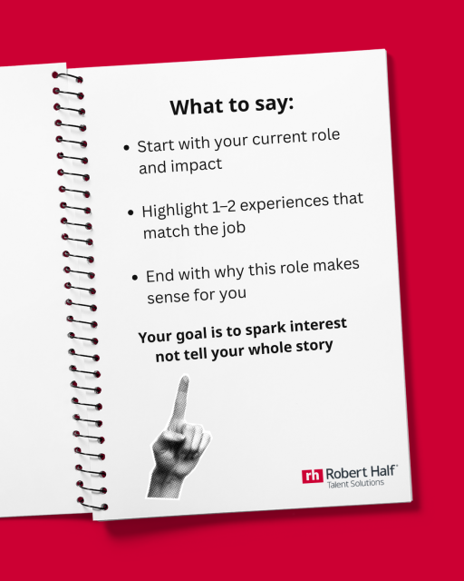 Nailing the “tell me about yourself” question starts with a clear, concise story about your experience, strengths and what drives you. This infographic breaks it down into simple steps to help you make a strong first impression. bit.ly/3OKzfSo