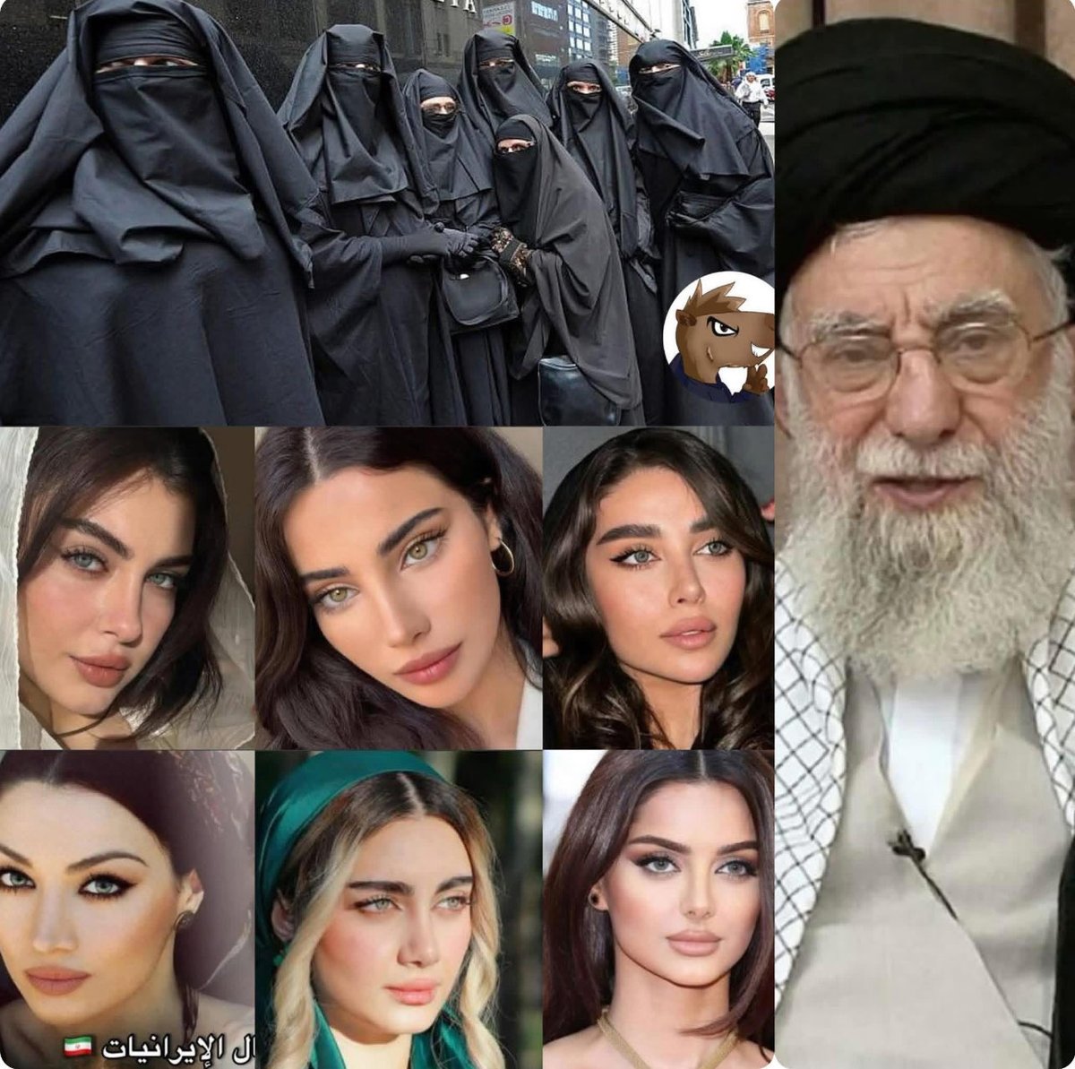 esegbonaluis's tweet photo. An Open Letter to Donald J. Trump . Iranian Women Deserve Freedom—and the World Deserves to See Their beautiful Faces and Admire Them 

Iranian women are among the most beautiful in the world. Yet under the current Shia Muslim leadership and the rule of their supreme leader, they are forced to cover their faces, restricting their freedom to express themselves. 

Iranian women deserve the right to live freely, but the harsh policies and restrictions imposed by their leaders prevent this. I urge you to support a leadership that allows Iranian women to enjoy freedom and personal choice. We must See their beautiful faces