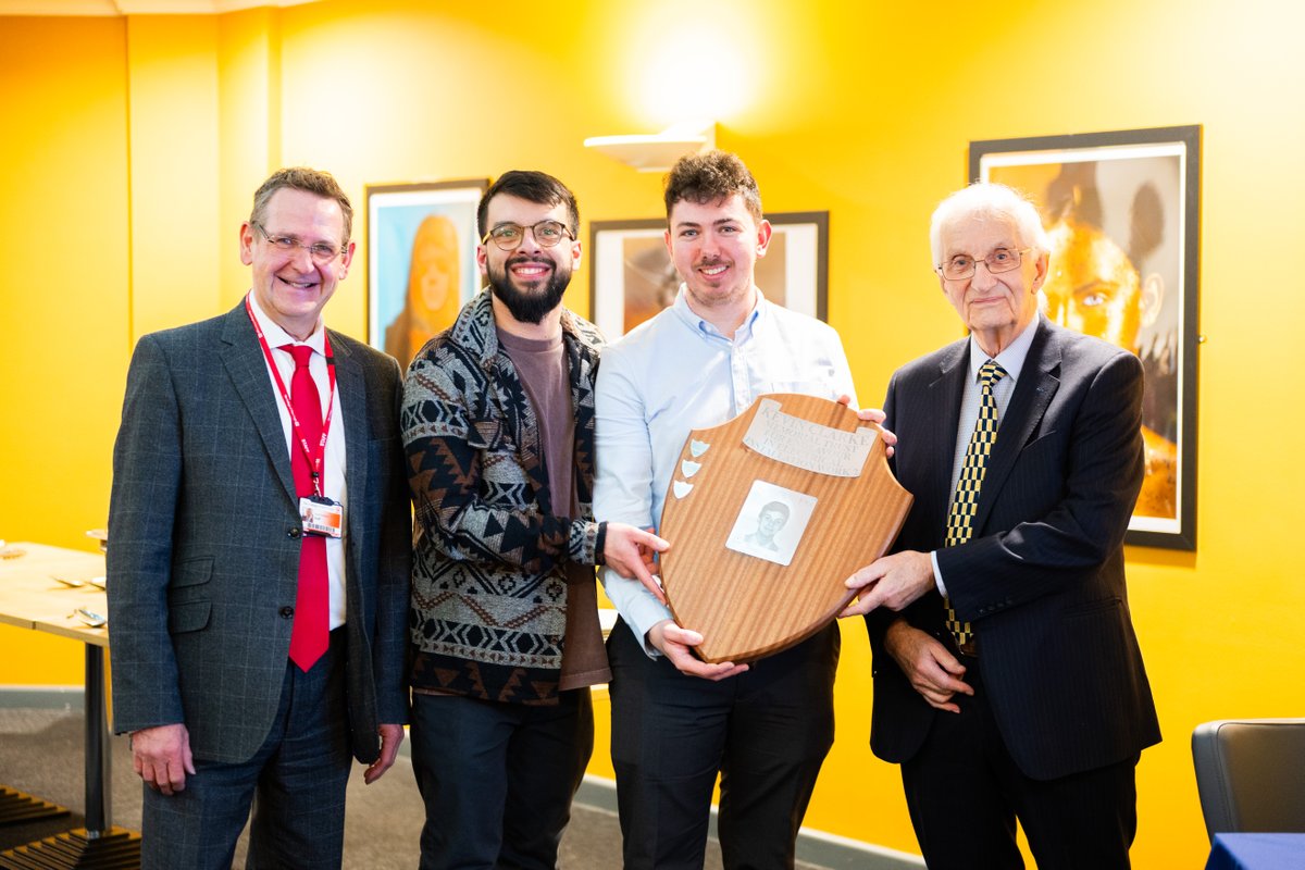 ProTechNorwich's tweet photo. We’re incredibly proud of our engineer Jordan, who's been awarded the Kevin Clarke Memorial Award for Endeavour in Electrical Installation at the College of West Anglia Awards Evening.

A fantastic achievement, well deserved Jordan 👏

#Apprenticeships #ElectricalEngineering https://t.co/y87DFVXjSR
