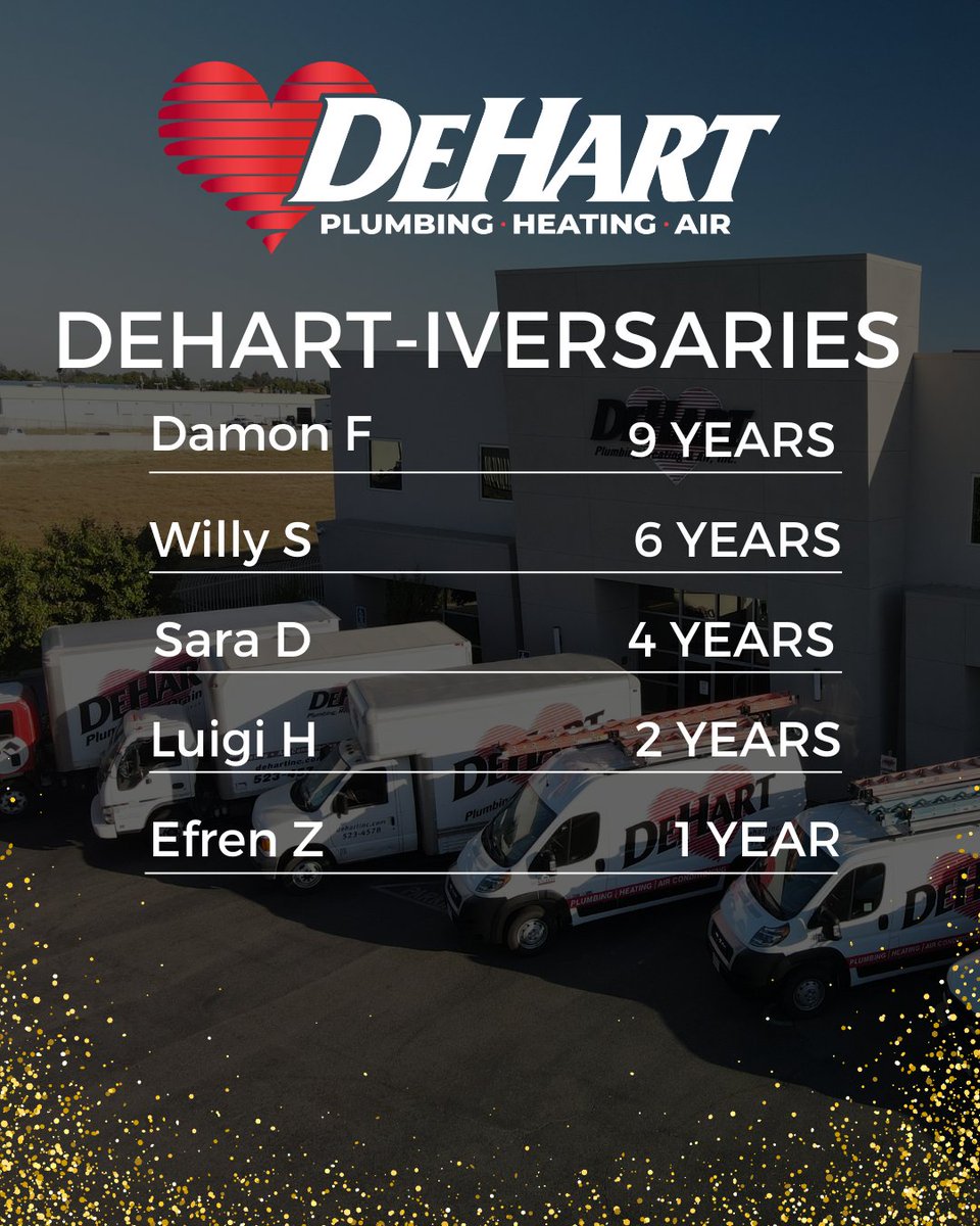 DeHart Plumbing, Heating & Air Inc. tweet media