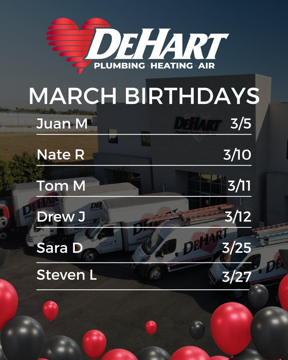 DeHart Plumbing, Heating & Air Inc. tweet media