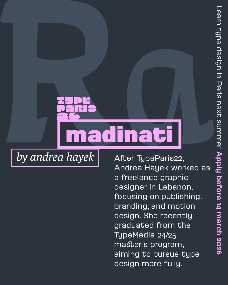 TypeParis Now26 Graphic & Type Conference tweet media