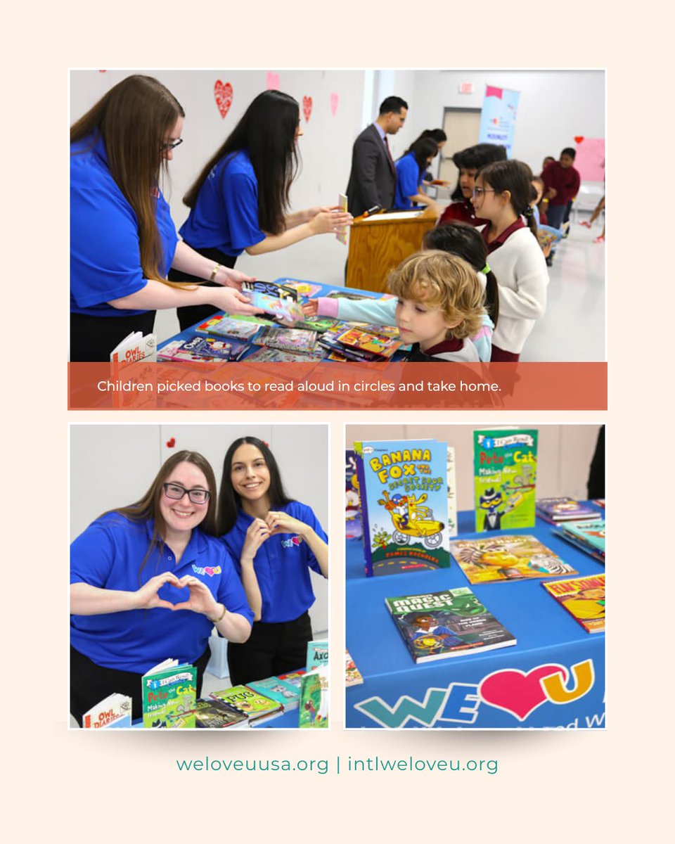 weloveuusa's tweet image. In celebration of World Read Aloud Day, #WeLoveU joined hands with @Amazon to donate 171 brand‑new books to 135 students at McKinley Elementary School!

#BookDrive #WorldReadAloudDay #EducationForAll #CommunityLove #ReadingIsPower #Education #Louisiana