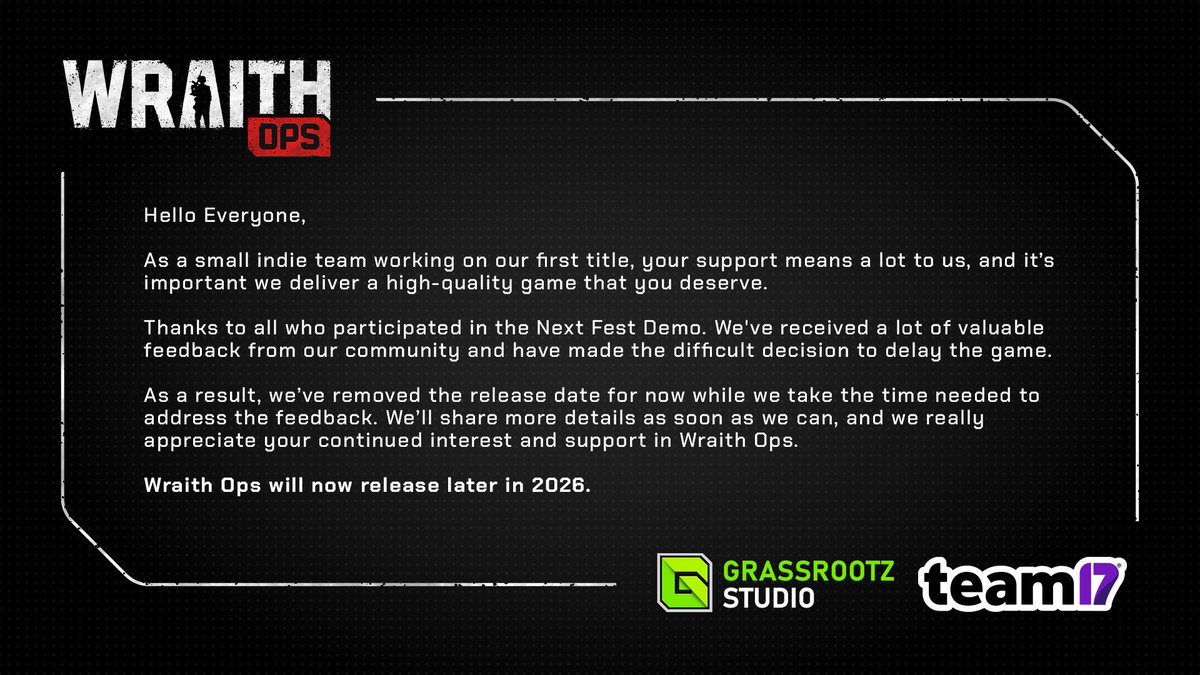 WRAITH OPS tweet media
