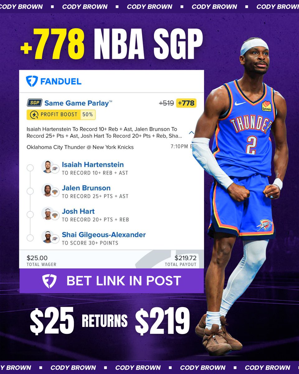 Cody Brown Bets tweet media