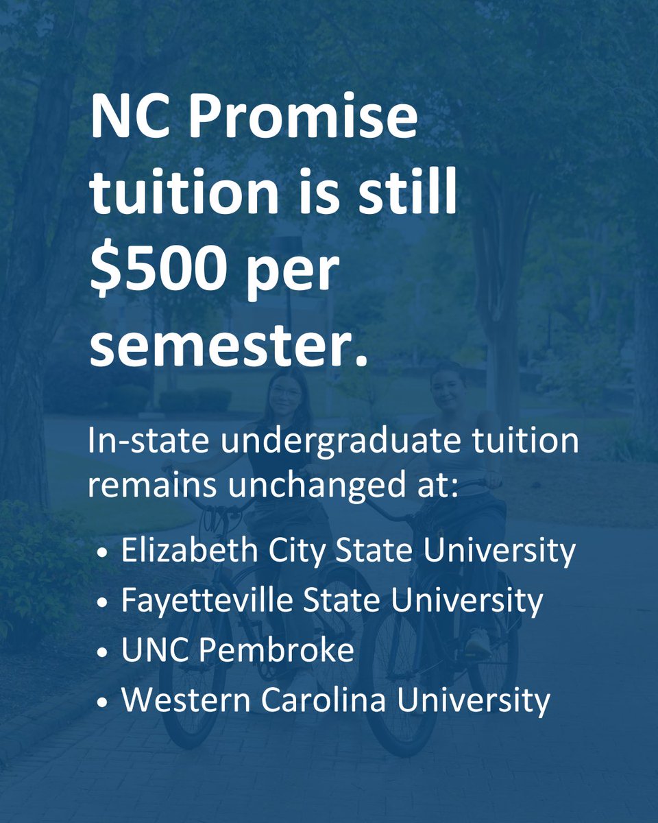 UNC System tweet media