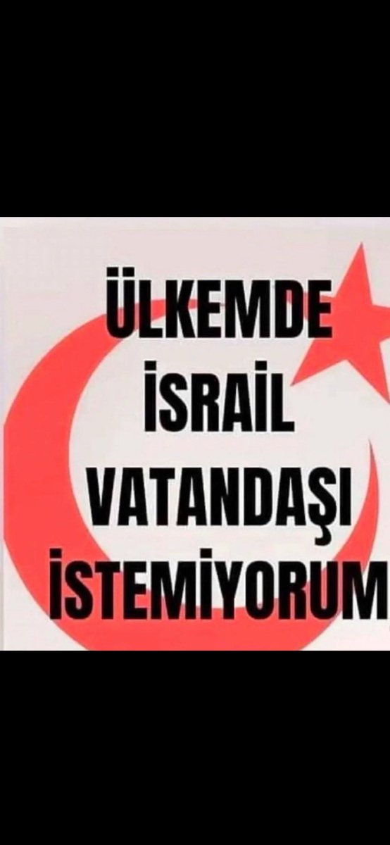 Ülkemde İsrail vatandaşı istemiyorum?

Ya Siz...