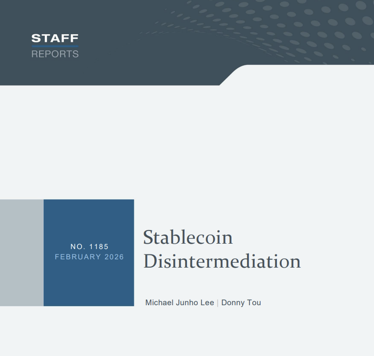 Yet another paper on the risk to banks posed by stablecoins, this time from <a href="/NYFedResearch/">New York Fed Research</a>. 

It may feel like we’ve seen so many of these over the past year, but at least this one takes an original angle: it's the liquidity needs.   /1

newyorkfed.org/medialibrary/m…