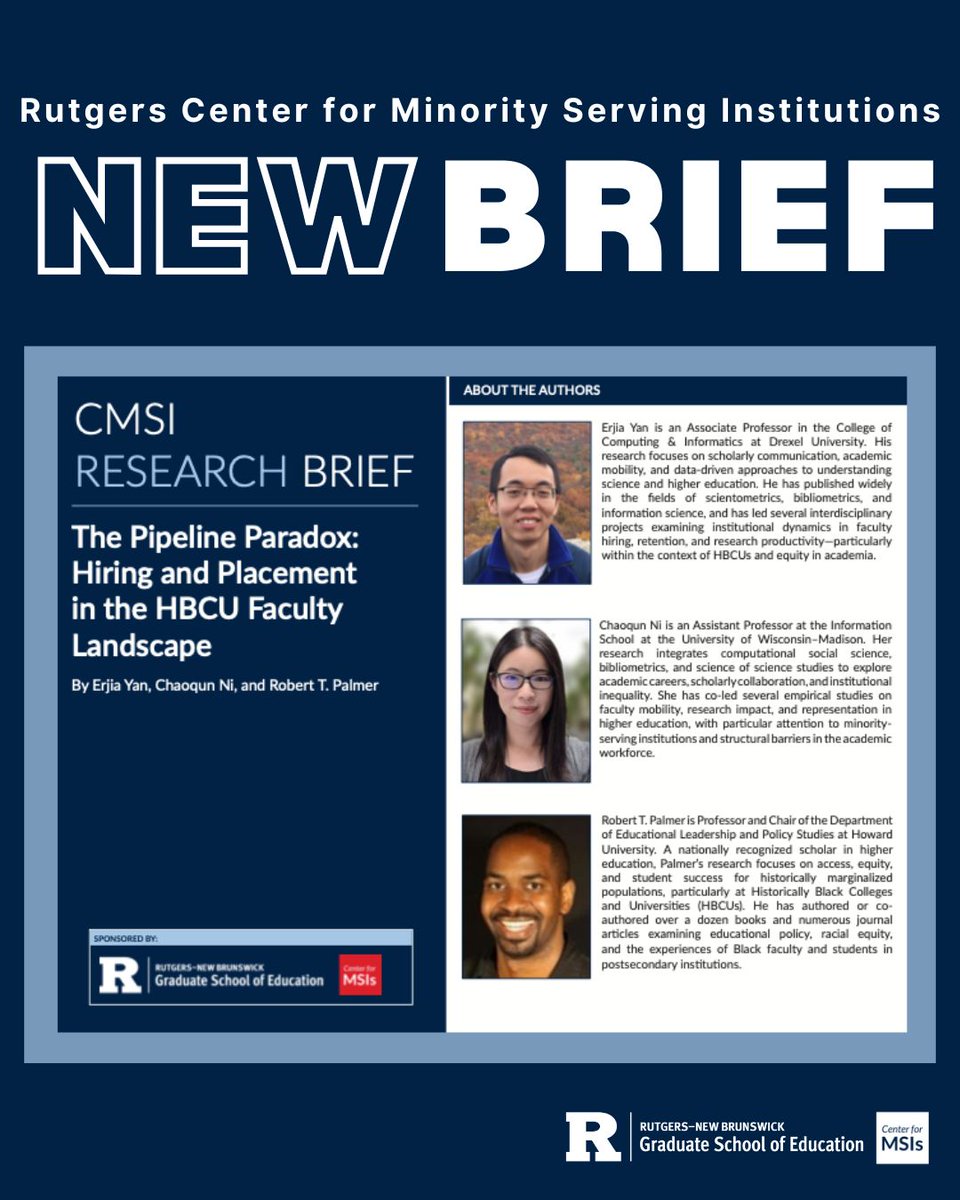 Center for MSIs tweet media