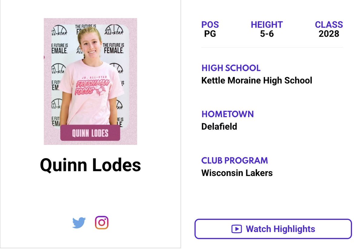 Wisconsin Jr. All-Star GBB tweet media