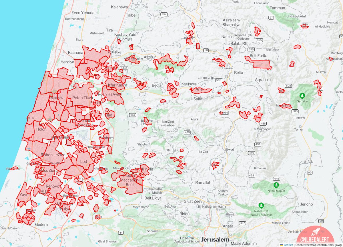 🔴 Rocket Alert [19:01:14] - 251 Alerts 🔴: • Dan — Tel Aviv - City ...