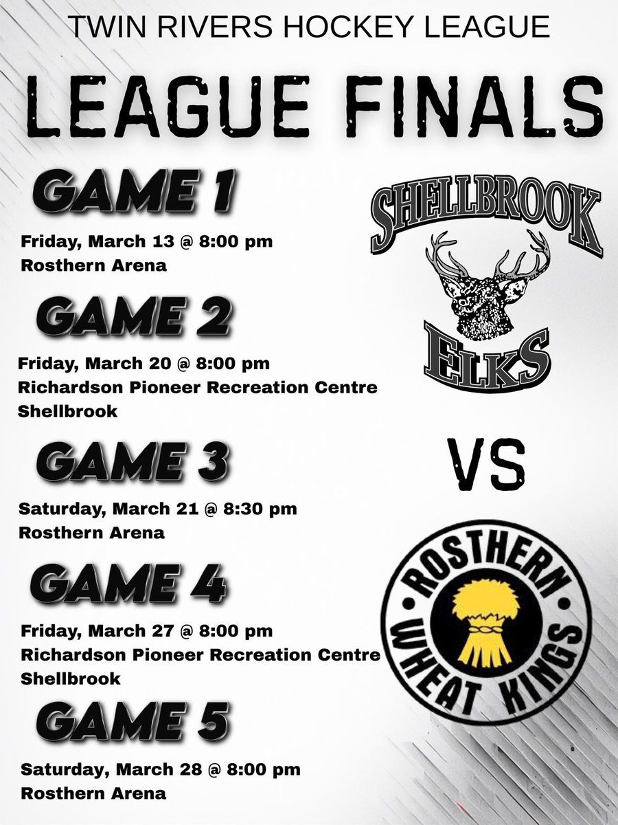 Shellbrook Elks Senior Hockey Club tweet media