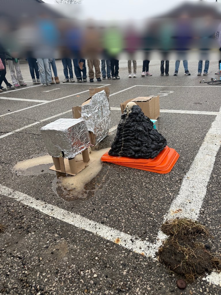 MrsShea_'s tweet photo. While learning about Earth’s changes, students took on the challenge of designing solutions to lessen the impact of a natural disaster inspired by their novel. Yesterday was Simulation Day 1 🔥

We can’t wait to see their improvements for Simulation Day 2! 🚀 #ourbmsa https://t.co/ZITeHLv01n