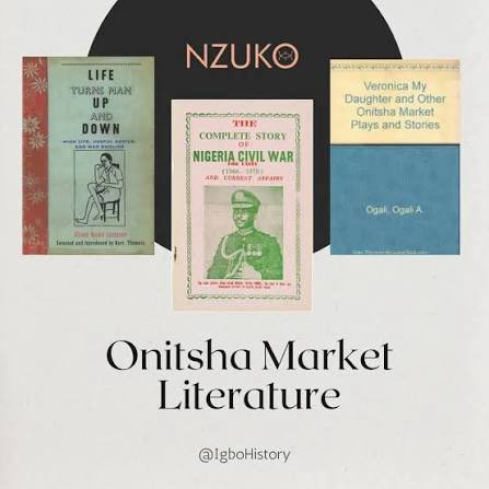ikhide's tweet photo. In the sixties and seventies we had Heinemann's African Writer's Series and Fontana books. We also had Onitsha Market literature. They produced hundreds of books and many writers were writing various things about their Africa. I would argue that if you read TM Aluko, Flora Nwapa, Cyprian Ekwensi, etc. they were addressing an audience that was primarily home grown.  

Fast forward to today, those structures have been largely dismantled and trying to  get published in the West is like climbing the pyramid from hell. Only a handful get to the pinnacle. We have a problem.

Today there is a great body of work on the literature of that era. We cannot say the same today about this generation's literature to the extent that approximately 100 percent of it is on digital media. Traditional literary communities are fixated on the zero percent. Because they are faithful to the old paradigm - be published in books. But I am being generous, they alone do not speak for Black Africa.  

Social media often reminds me of Onitsha market literature. It's a good thing. Tell your stories with what you have. 

Onitsha Market literature? I once wrote about it here: https://t.co/pQZjRi6HZv

Kansas University has a rich archive of Onitsha Market literature that can be accessed and read electronically for free at: https://t.co/8UdkoXHlLm

They have justified the "piracy" by stating in fine print that most if not all the authors and their estate cannot be traced. 

Well, whatever, go over there and enjoy what was basically the beginning of the democratization of narrative. It may have failed then, but social media has done it.