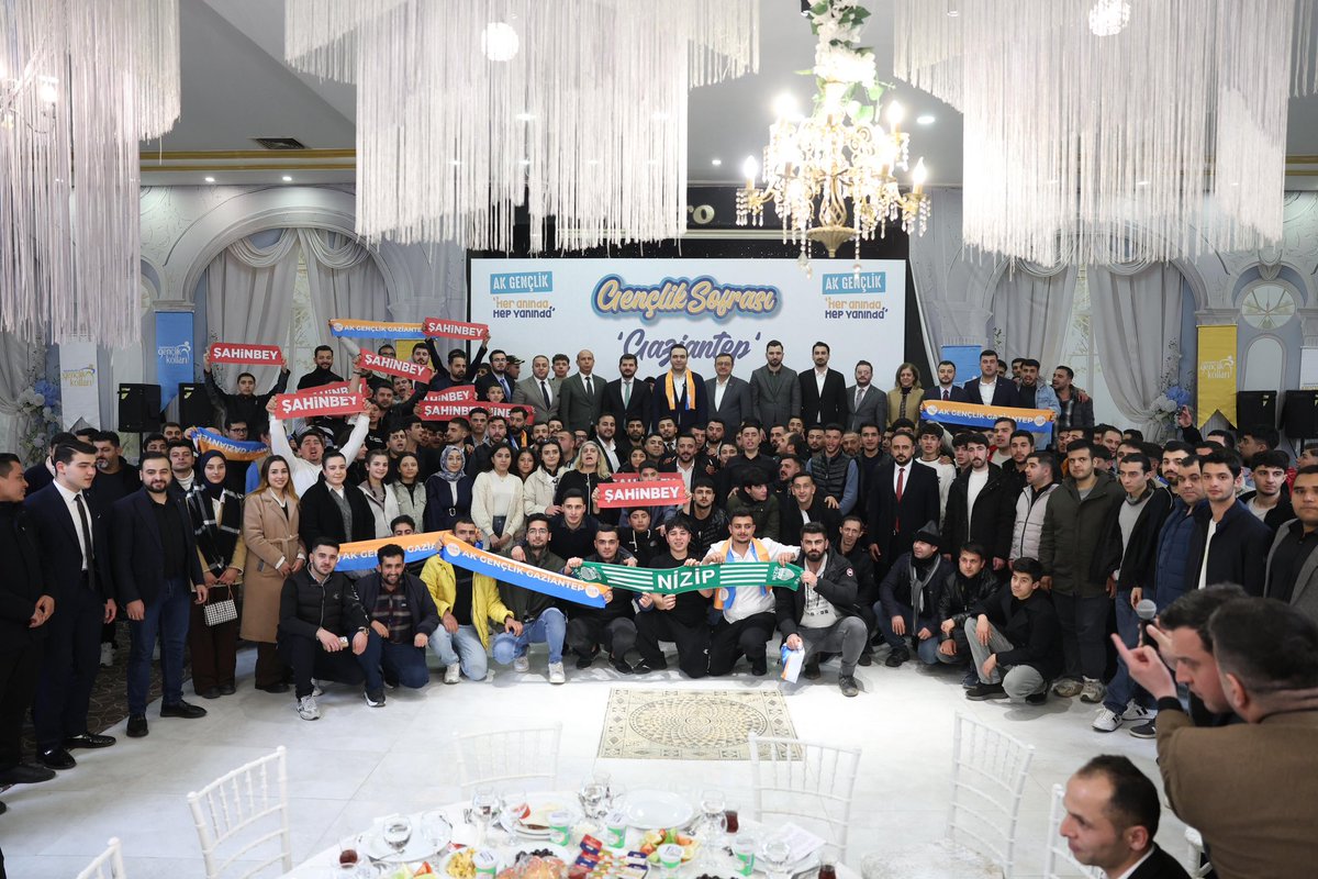 📍“Gençlik Sofrası” Gaziantep 🙋🏻‍♂️

Genel Merkez Gençlik Kolları Başkanımız Sayın Yusuf İbiş, MYK ve MKYK üyelerimiz, İl Başkanımız Sn. Fatih Muhaddis Fedaioğlu ve Büyükşehir Belediye Başkan Vekilimiz Sn. Halil Uğur’ un katılımlarıyla birlikte genç kardeşlerimizle sahur programında