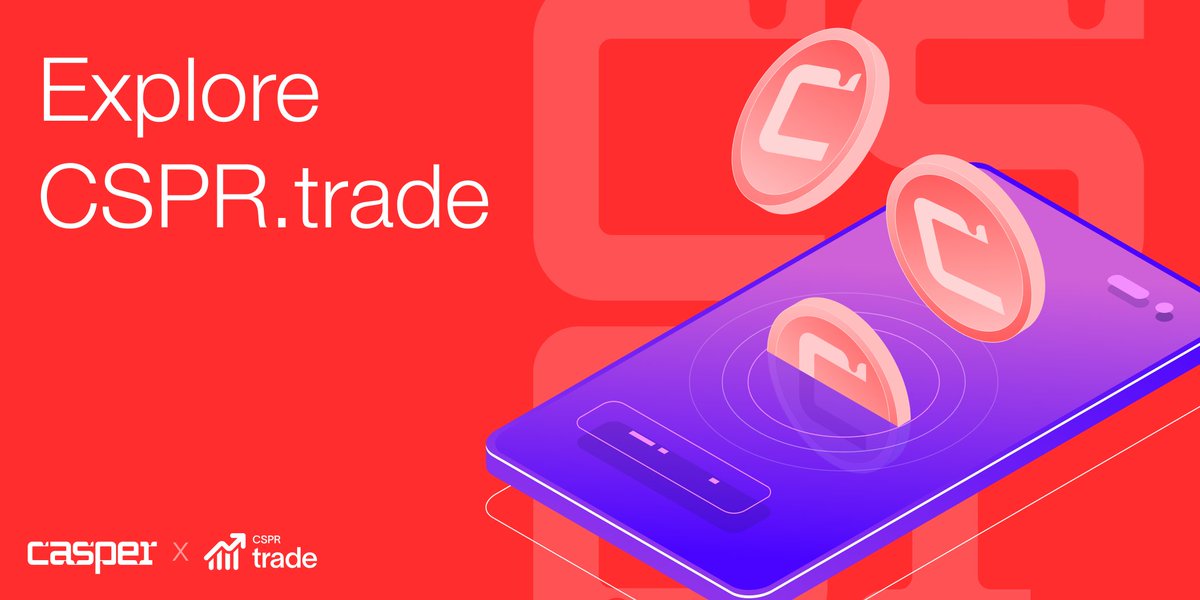 Casper_Network's tweet photo. If you haven’t already explored CSPR.​trade, take a look.

Casper’s native DEX sits at the heart of the network’s growing DeFi ecosystem, with broader cross-chain strategies on the horizon 👀

Start trading 👉 https://t.co/1bT5epUlMZ https://t.co/fJSwVSWbyn