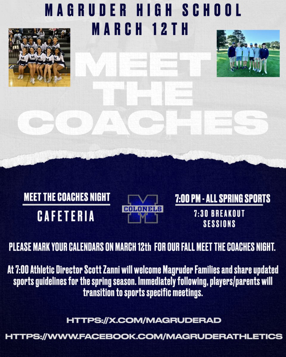 Magruder Athletics Department tweet media