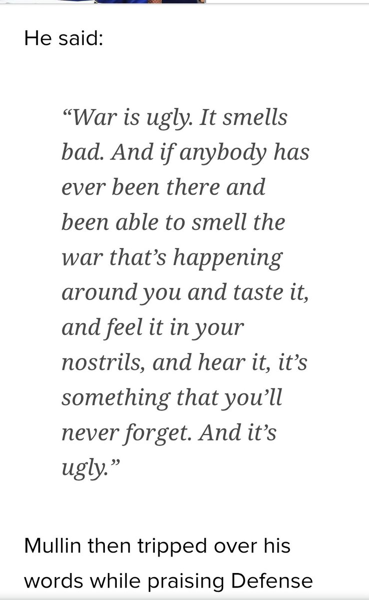 <a href="/SenMullin/">Markwayne Mullin</a> <a href="/POTUS/">President Donald J. Trump</a> When were you in war to know how it smells? Are your kids serving in the military or is that just for the riff raffs kids?

huffpost.com/entry/markwayn…