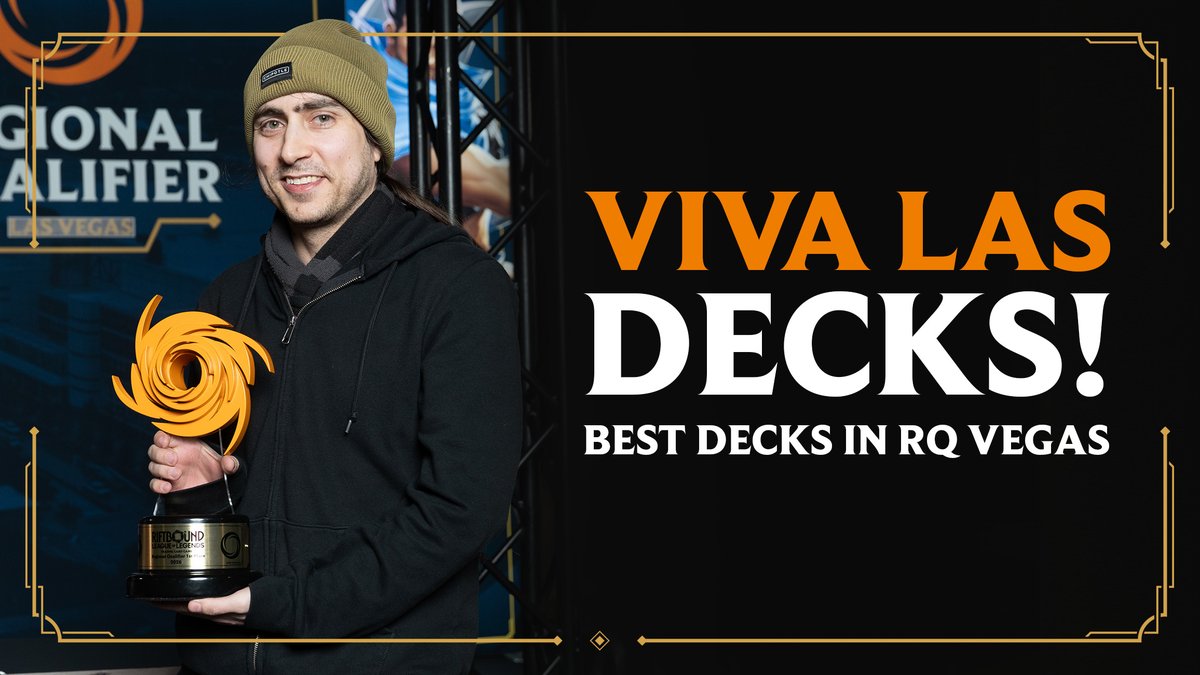 playriftbound's tweet photo. Welcome to the league of Decklists! Check out our article for all the Best-Of Decklists from RQ Vegas. Man, they're good. #RQVegas

Article: https://t.co/D6cZfKw2Dv https://t.co/ity8j8P6F7
