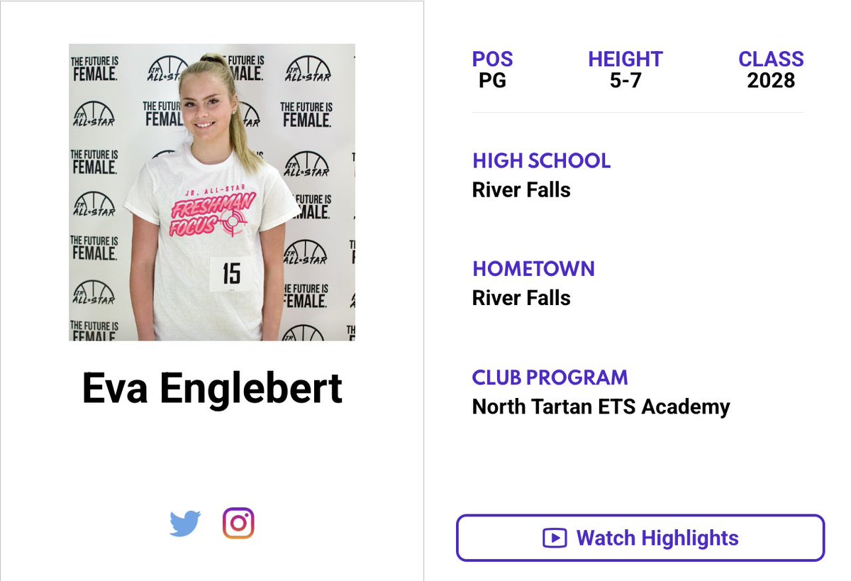 Wisconsin Jr. All-Star GBB tweet media