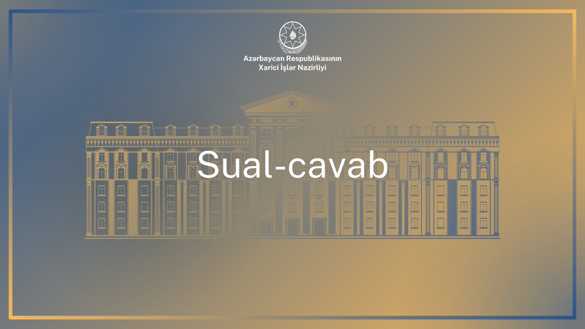 Xarici İşlər Nazirliyinin Mətbuat xidməti idarəsinin rəisi Ayxan Hacızadənin Yaxın Şərq regionunda vətəndaşlarımızın təxliyyəsi ilə bağlı yerli mətbuatın sualına cavabı

⬇️⬇️⬇️

mfa.gov.az/az/news/no07126