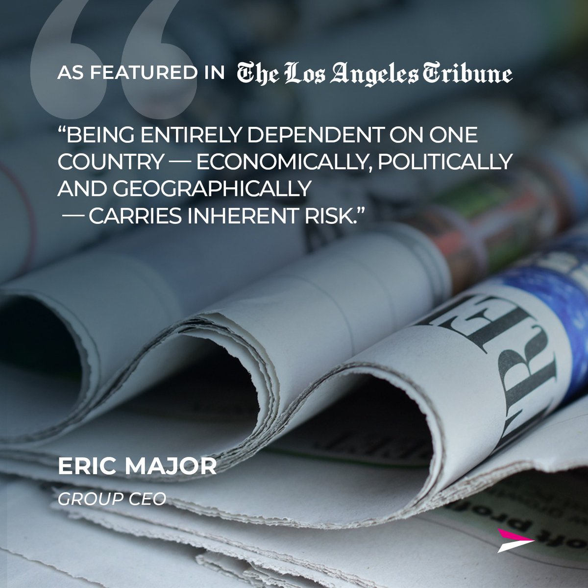 LatitudeWorld's tweet image. Latitude CEO Eric Major in @LATribuneUSA on why more Americans are exploring #GlobalResidency options: “Being entirely dependent on one country — economically, politically and geographically — carries inherent risk.”

latribune.com/californians-a…

#GlobalMobility #InvestmentMigration