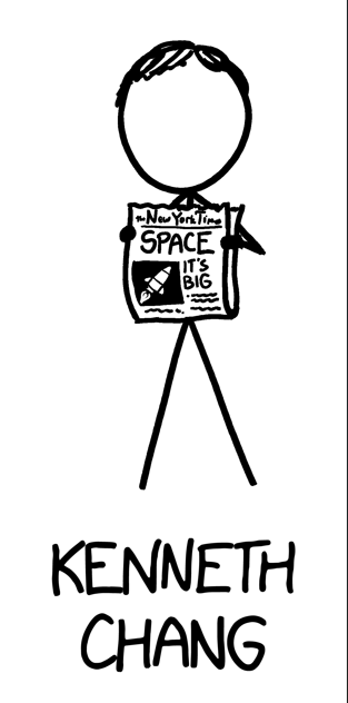 SpaceClubNews's tweet photo. Kenneth Chang of The New York Times is the Press Award recipient.

For over two decades, he has made space exploration, physics, and the search for life beyond Earth clear and accessible through fair, accurate reporting. https://t.co/7j57J1GX1Z