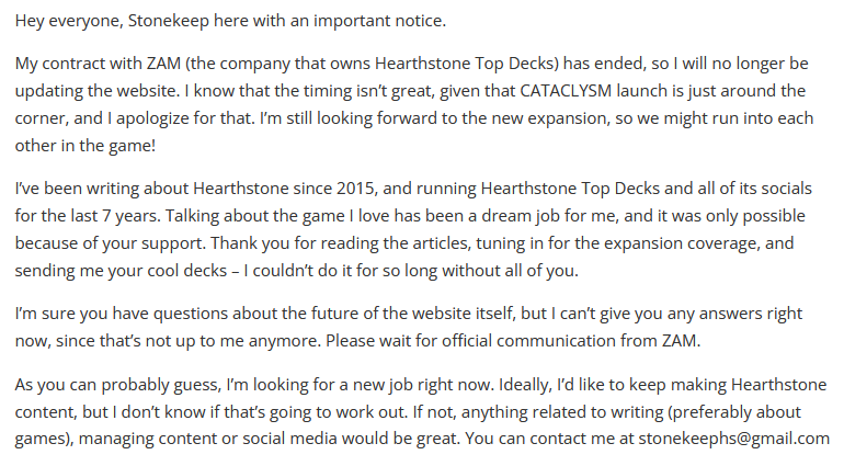 Hearthstone Top Decks💙 tweet media