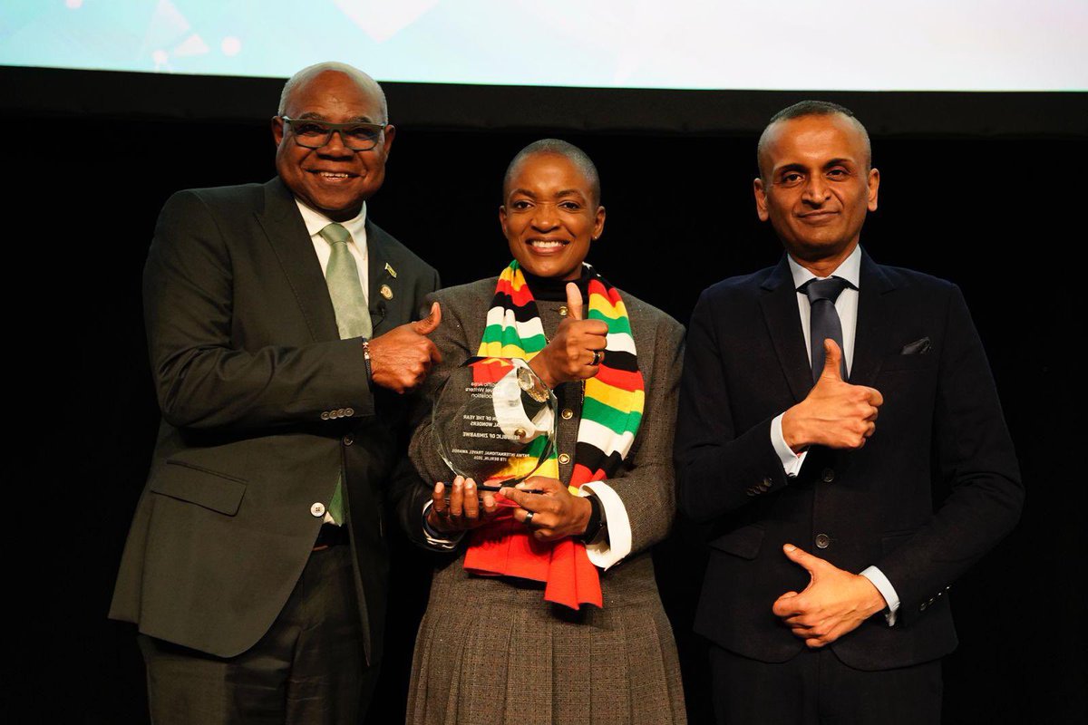 AFRICA’S TOURISM MINISTER OF THE YEAR
Honourable Minister Barbara Rwodzi was named "Tourism Minister of the Year – Africa" at the PATWA Awards for her transformative leadership and bold innovation. Under her stewardship, Zimbabwe hosted the inaugural UN Tourism Regional Forum on