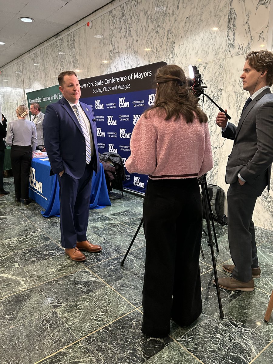 NYSCounties's tweet photo. Excited to be at the NYS Capitol with @NYMayors and  @nytowns for the 2026 Municipal Day! Meeting with state lawmakers and advocating for local government with a united voice. https://t.co/AVum5Lw5vj