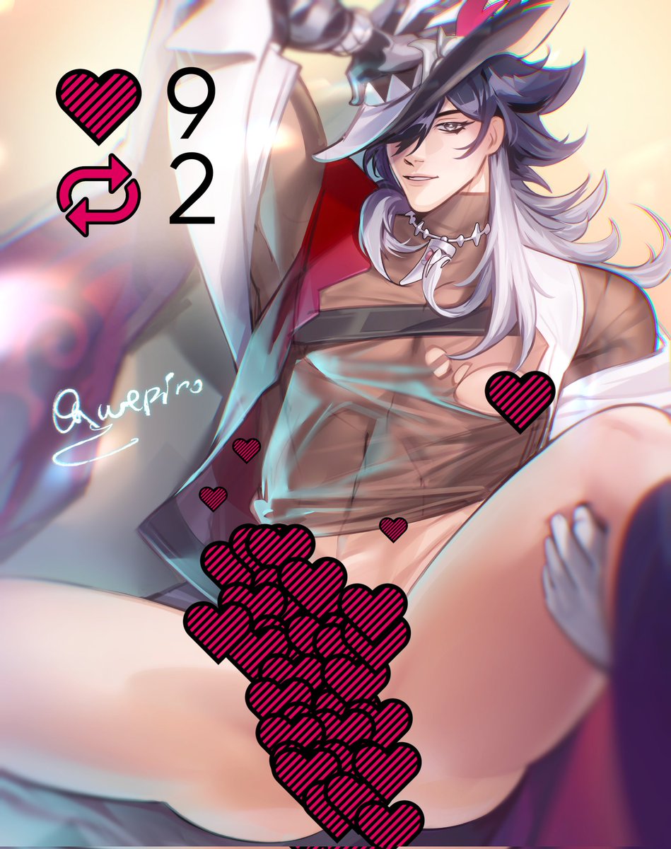 ♡︎Ashveil♡︎  from Honkai Star Rail by Qwepiro 

Seems like tonight has plans for us🌹

Once the goal is reached, an uncensored version will appear!