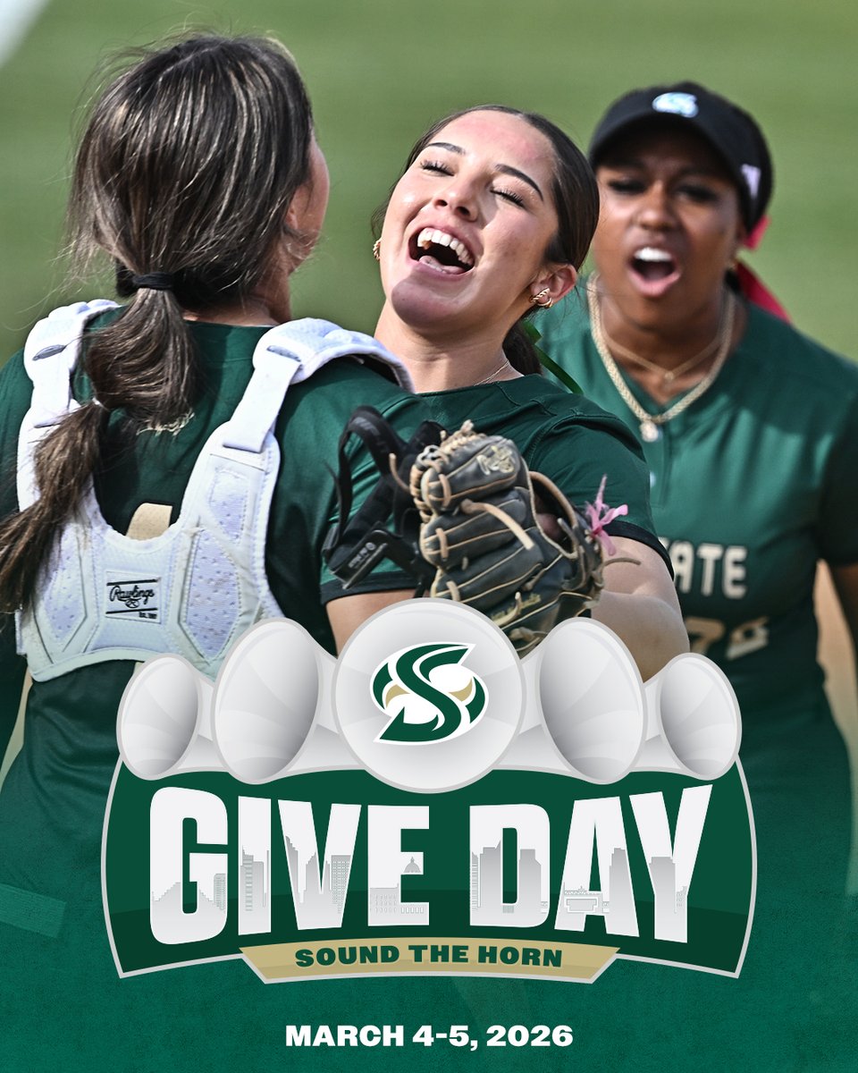 SacStSoftball's tweet photo. Today is Give Day! Support Sacramento State Student-Athletes in and out of the classroom. Every gift makes a difference!
π https://t.co/jb8mvCGpoY
#SoundTheHorn | #GiveDay https://t.co/KJwZGK4LXo