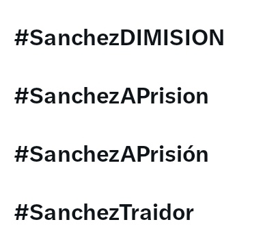 Aznar nos llevo a la guerra y después 
A una decada de terror en España y europa 
Y ahora Pedro Sánchez. Es un traidor y debe ir a prisión (por no querer "entrar y no dejar repostar")
Estais. todos. Mal del coco