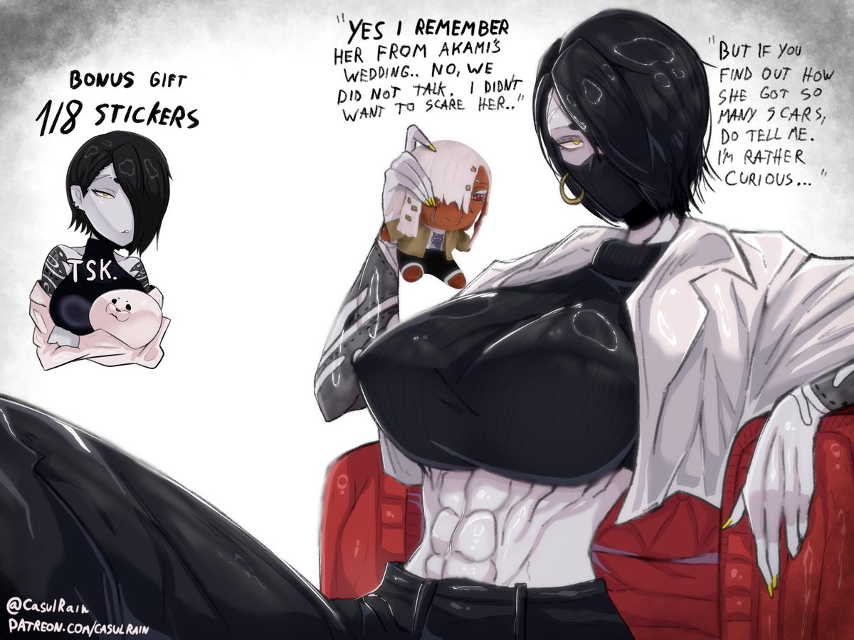 While Ishii may not have a Plushie, she is still included in a free gift, as one of 8 stickers! More will be revealed..