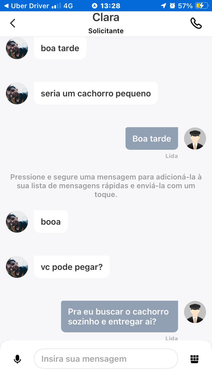 RenanFlamengo's tweet photo. Peguei uma entrega na 99, passageira pedindo pra eu levar um cachorro de entrega. Kkkkkk https://t.co/ZIhcNig9fE