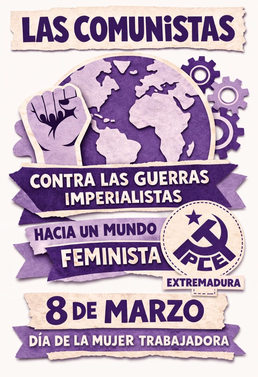 ¡Las comunistas contra las guerras imperialistas!‼️
¡Hacia un mundo feminista!
#8DeMarzo Día de la mujer trabajadora