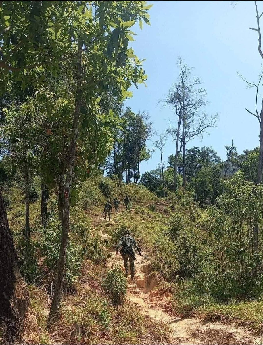 EJTO_FAM_GN's tweet photo. ¿Que si ser Militar es fácil?

Cuando vas a operaciones es bien fácil 🙄
Solo 🙄🙄🙄🙄
Caminas y caminas durante horas sin saber si estás en la dirección correcta y si no pues vuelves a regresarte por el mismo camino 

Y si te agarra la noche nimodos pernoctas en un lugar para pasar la noche al día siguiente vuelves a caminar 

Imagínate y tienes que cargar tu equipo y aparte de tu equipo súmale todo el abastecimiento aparte del abastecimiento los sartenes los peroles tu arm4 tu casco 🪖 🙄 

Ahora sí que subes y bajas montañas pero lo más increíble de todo es que conoces lugares únicos.