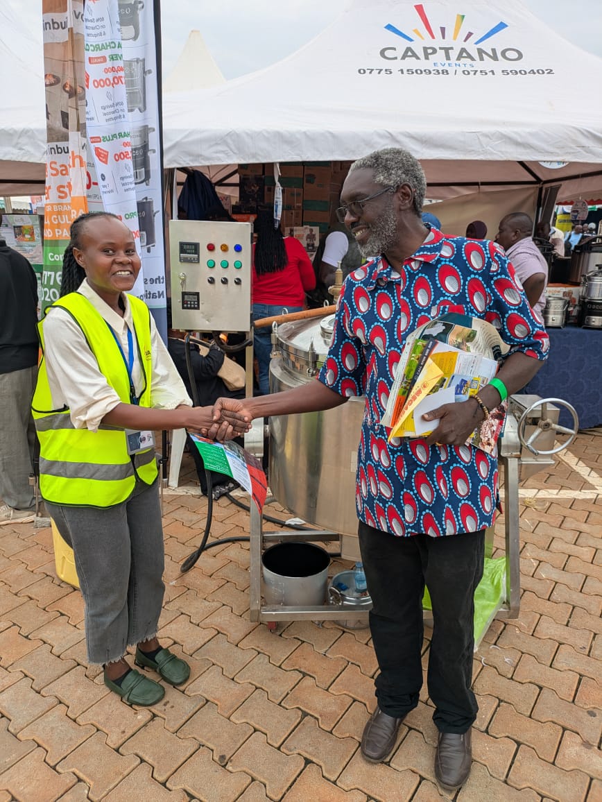 allen_namwase's tweet image. Allow me to also share that on day 3 of the #HarvestMoneyExpo2026 that took place at #KololoGrounds, for 3 days, and it was organised by @newvisionwire, I met with the MP of Lira, Mr. Jimmy Akena, he said that he is also using  #CleanCookingstoves