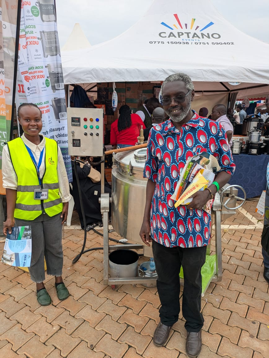 allen_namwase's tweet image. Allow me to also share that on day 3 of the #HarvestMoneyExpo2026 that took place at #KololoGrounds, for 3 days, and it was organised by @newvisionwire, I met with the MP of Lira, Mr. Jimmy Akena, he said that he is also using  #CleanCookingstoves