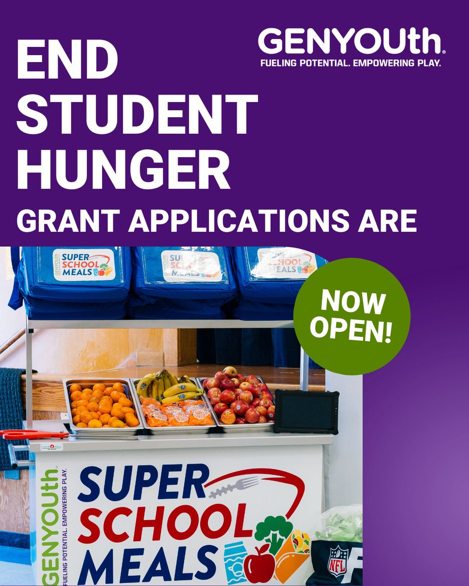 🚨 Attention K–12 educators and school nutrition professionals! 🚨

The End Student Hunger Nutrition Equipment Grant application is now OPEN! 🎉