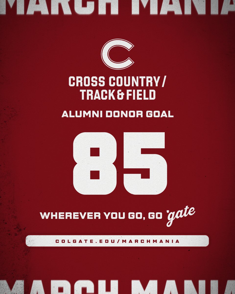 Colgate Track & Field and Cross Country tweet media
