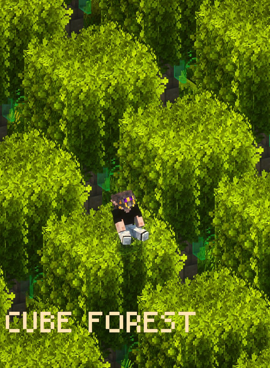 I was really inspired by this post so I decided to do something similar👀
Cube forest by <a href="/cyberseaurchin/">溺水海胆</a>