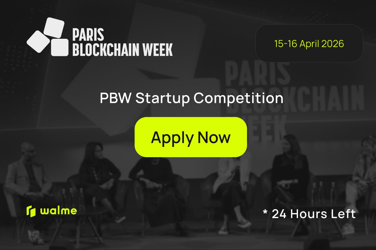 Hey everyone,

Only 24 hours left to apply for the Startup Competition at PBW 2026.
Apply here👇:
lnkd.in/eX9bAGey
Finalists will pitch in front of 500+ investors and compete for over $10M in prizes, as well as the opportunity to win Start In Block.