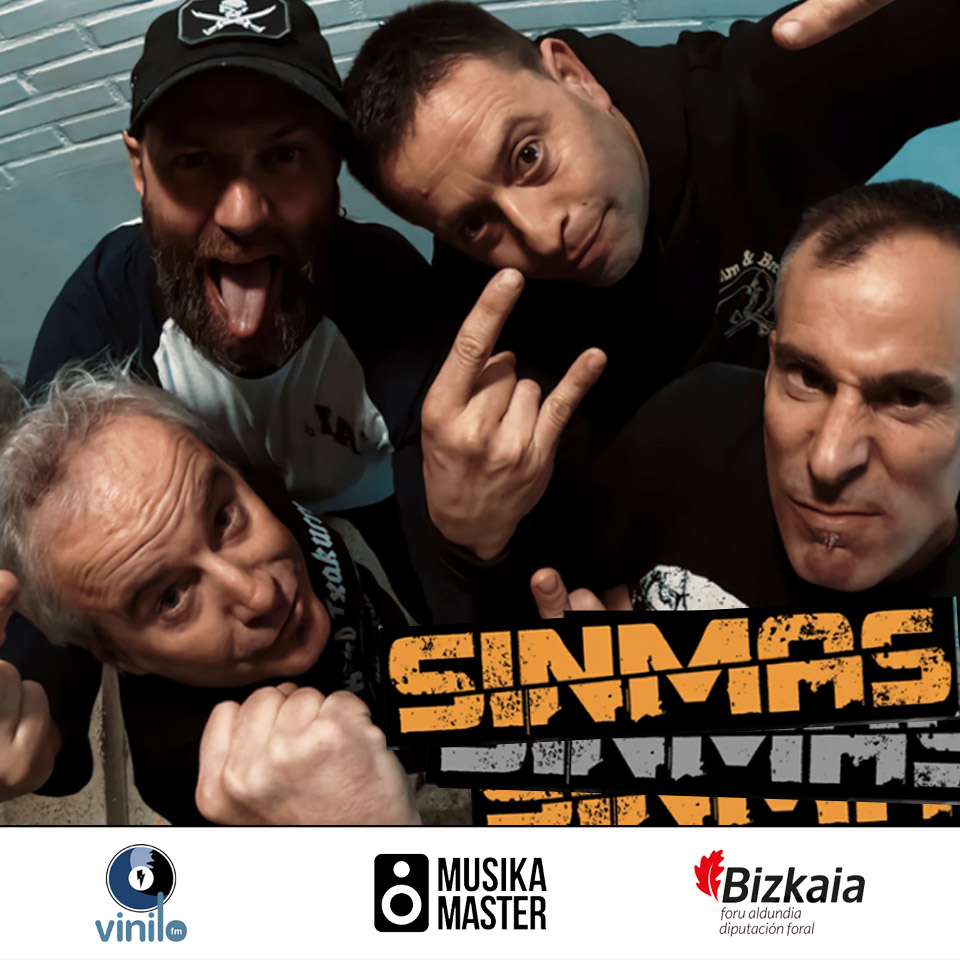 musika_master's tweet photo. A las 20:00 Musika Master en @vinilofmradio en directo en la📻87.7, nos visitan #sinmas para charlar un rato y traernos unos temas de su próximo trabajo #metalverso 🔥🔥🔥🔥🔥 que publicarán coincidiendo con sus 25 años de carrera.
Y repaso a las novedades de #rock en #bizkaia! https://t.co/pBzx4mg2NK