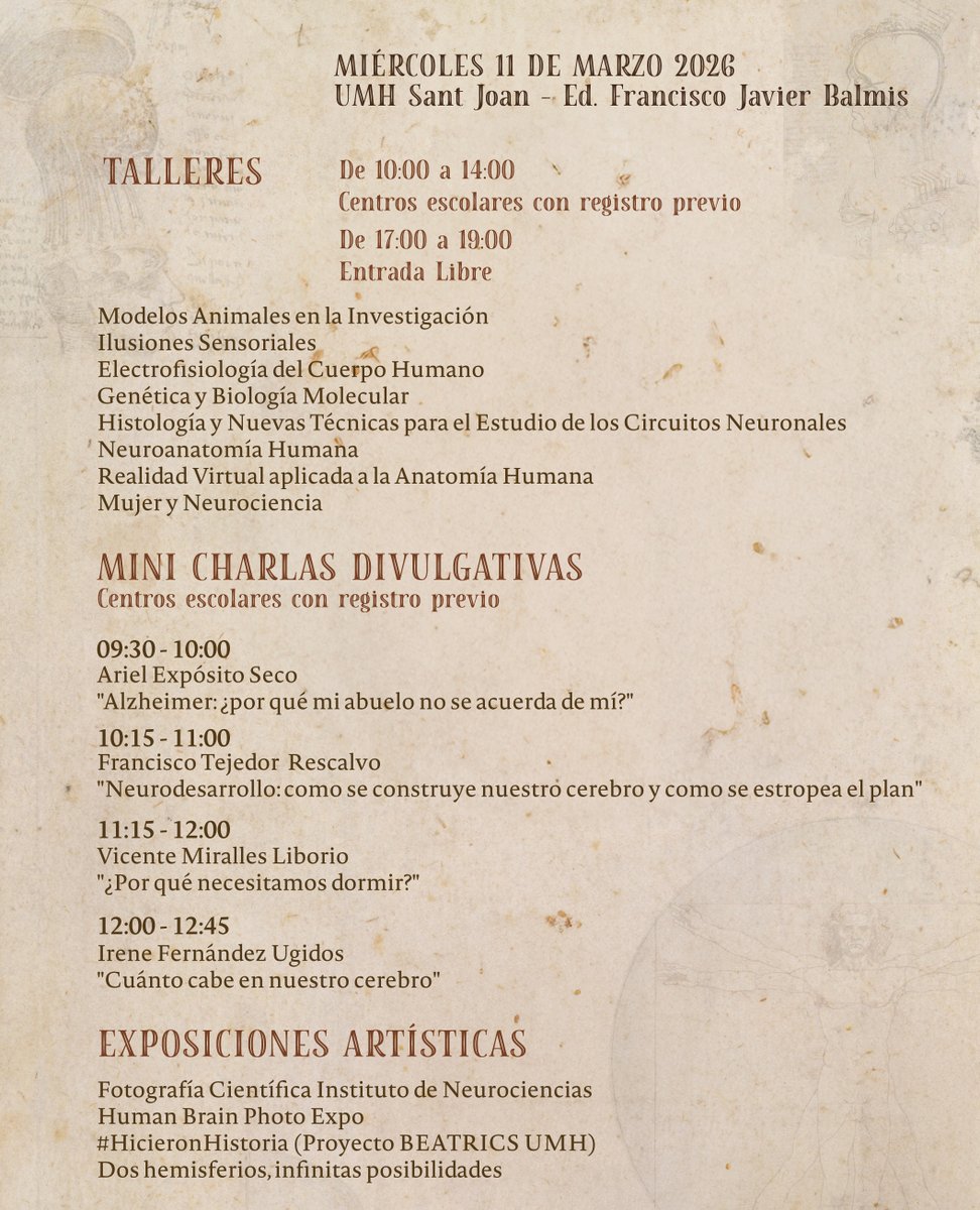 Instituto de Neurociencias UMH-CSIC tweet media