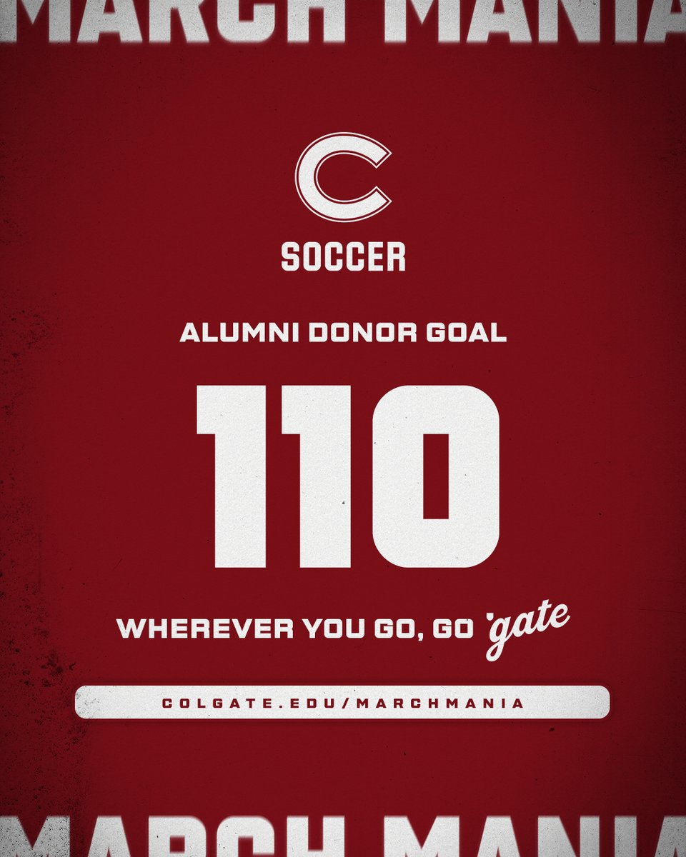 Colgate Men's Soccer tweet media